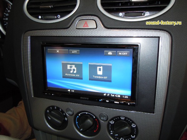 Уставновка: Автомагнитола в Ford Focus II Установка: Автомагнитола в Ford Focus II